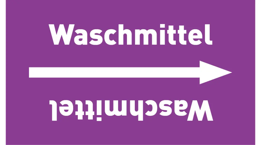 Kennzeichnungsband Waschmittel violett/weiß ab Ø 50 mm 33 m/Rolle