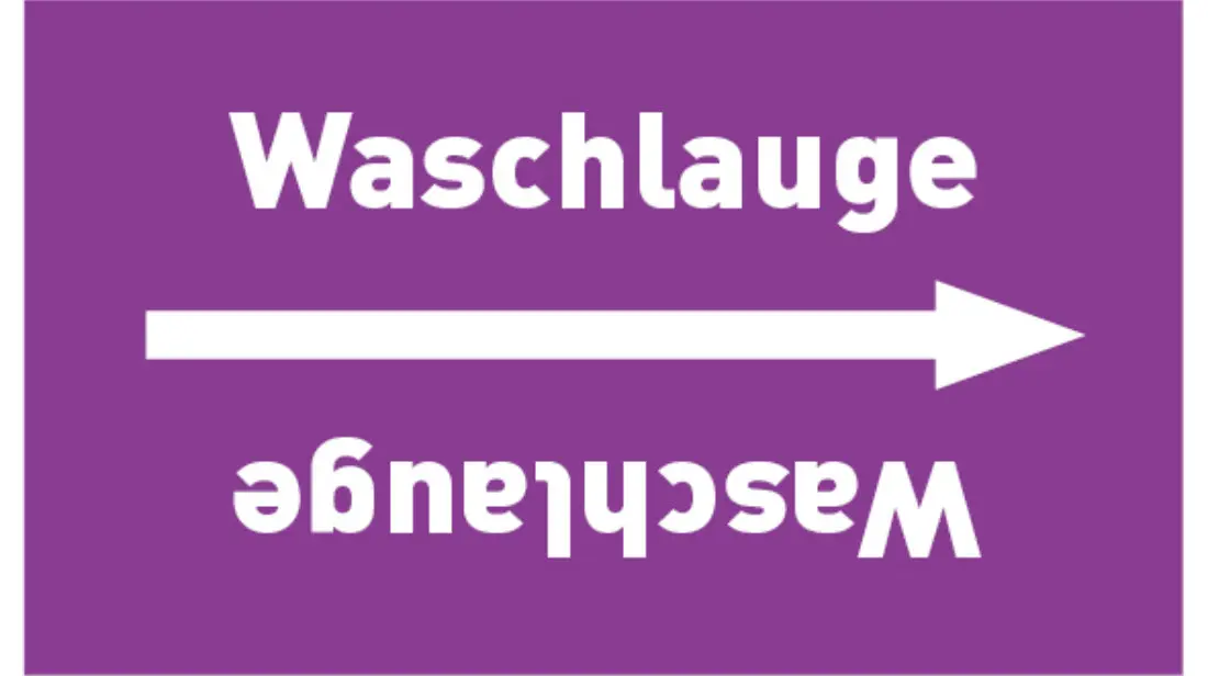 Kennzeichnungsband Waschlauge violett/weiß bis Ø 50 mm 33 m/Rolle