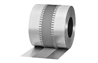 elastische Verbindung 45/60/45 mm Polyester/PVC Edelstahl, 1 VPE (25 m)