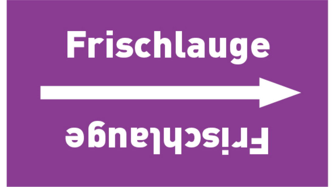 Kennzeichnungsband Frischlauge violett/weiß bis Ø 50 mm 33 m/Rolle