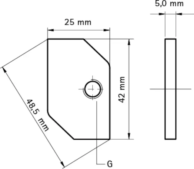 BIS Schiebemuttern 651D - WM3 M8, 1 VPE (50 Stück)