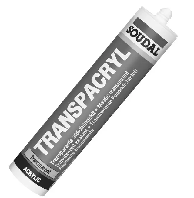 Acryl Transparent Kartusche 310 ml grau